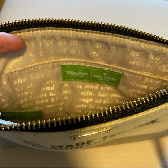 Kate Spade Disney Fairy Tale Canvas Clutch - Picture 8 of 13